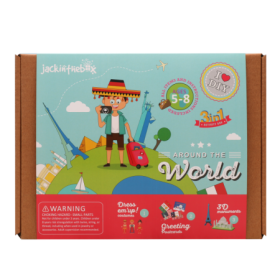 Set educational Kit de creatie 3-in-1 in jurul lumii